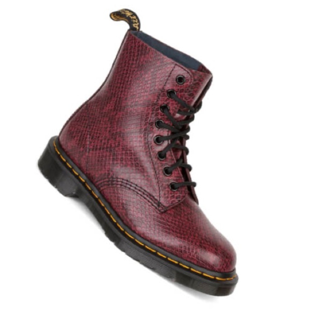 Dr Marten Snake Skin Shoes youth 3 ✨